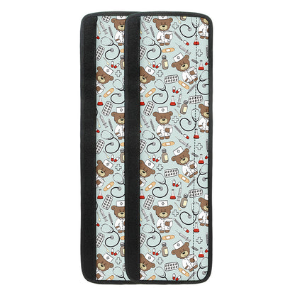 Teddy Bear Doctor Pattern Print Refrigerator Handle Covers