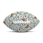 Teddy Bear Doctor Pattern Print Rugby Ball
