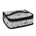 Teddy Bear Doctor Pattern Print Small Lunch Bag