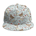 Teddy Bear Doctor Pattern Print Snapback Cap