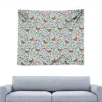 Teddy Bear Doctor Pattern Print Tapestry