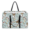 Teddy Bear Doctor Pattern Print Utility Tote Bag