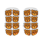 Teddy Bear Emoji Print Bar Stool Covers