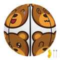 Teddy Bear Emoji Print Basketball