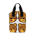 Teddy Bear Emoji Print Bible Tote Bag