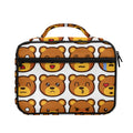 Teddy Bear Emoji Print Briefcase Bible Bag