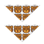 Teddy Bear Emoji Print Dog Bandana