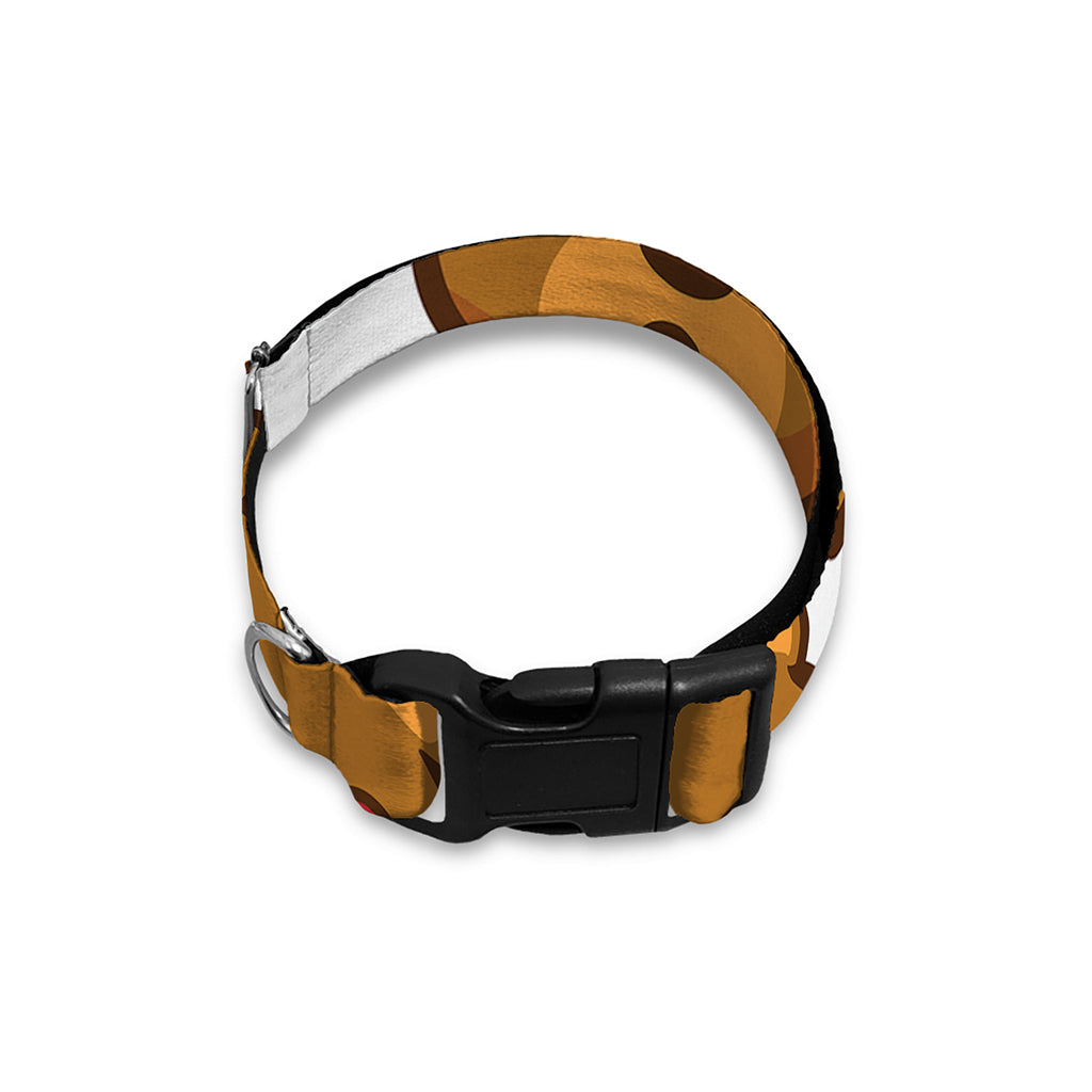 Teddy Bear Emoji Print Dog Collar