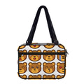 Teddy Bear Emoji Print Double Strap Bible Bag