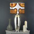 Teddy Bear Emoji Print Drum Lamp Shade