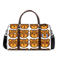 Teddy Bear Emoji Print Duffel Bag