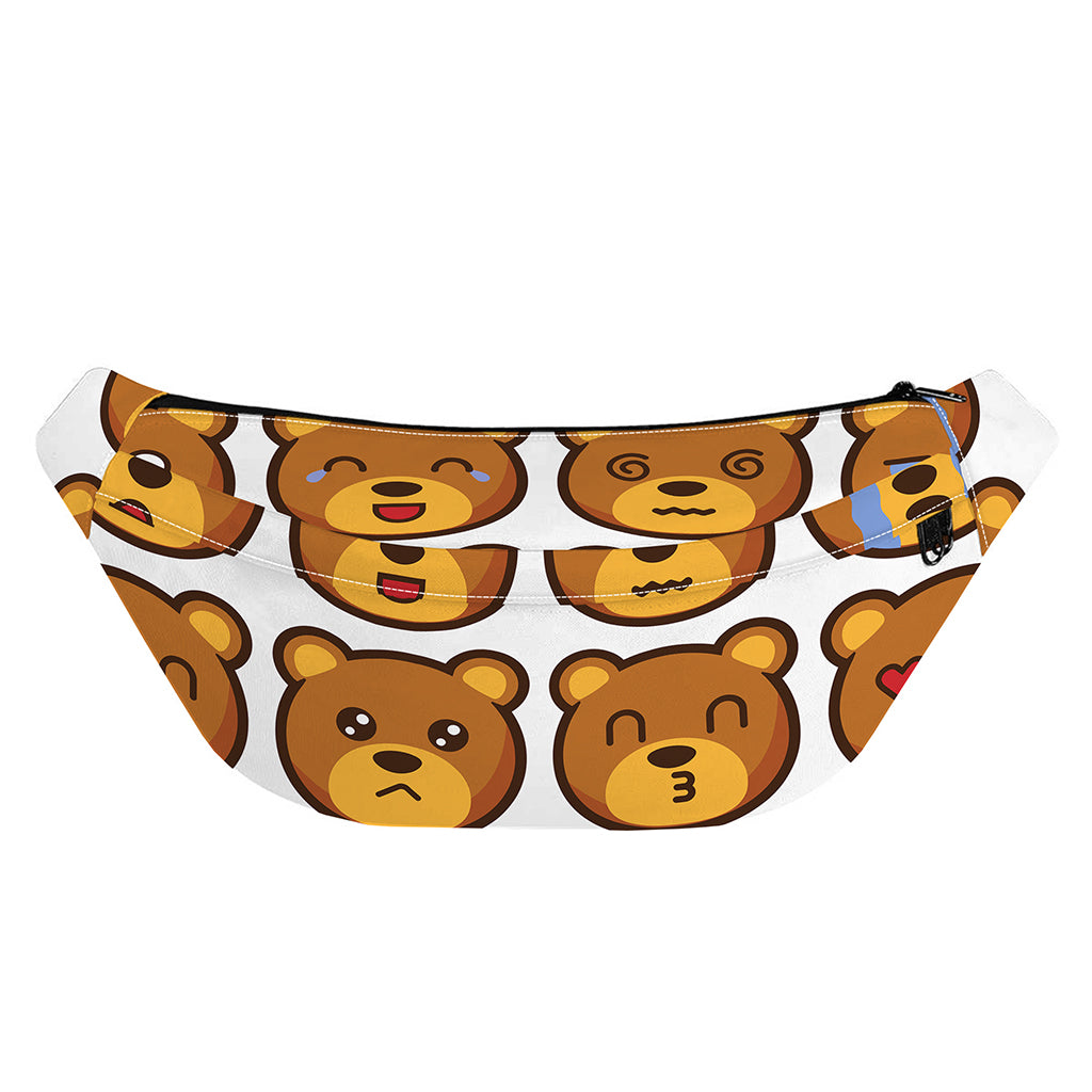 Teddy Bear Emoji Print Fanny Pack
