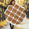 Teddy Bear Emoji Print Foldable Umbrella