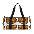 Teddy Bear Emoji Print Gym Bag