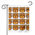 Teddy Bear Emoji Print House Flag