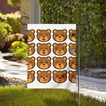 Teddy Bear Emoji Print House Flag