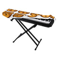 Teddy Bear Emoji Print Piano Keyboard Cover