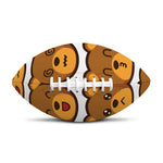 Teddy Bear Emoji Print Rugby Ball