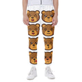 Teddy Bear Emoji Print Joggers
