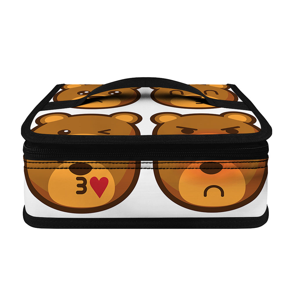 Teddy Bear Emoji Print Small Lunch Bag