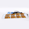 Teddy Bear Emoji Print Sports Towel