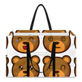 Teddy Bear Emoji Print Utility Tote Bag