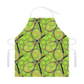 Tennis Ball And Racket Pattern Print Adjustable Apron