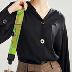 Tennis Ball And Racket Pattern Print Bag Strap