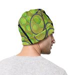 Tennis Ball And Racket Pattern Print Beanie