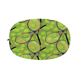 Tennis Ball And Racket Pattern Print Car Side Mirror Covers