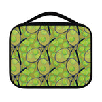 Tennis Ball And Racket Pattern Print Classic Bible Case