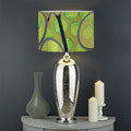 Tennis Ball And Racket Pattern Print Drum Lamp Shade