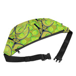 Tennis Ball And Racket Pattern Print Fanny Pack
