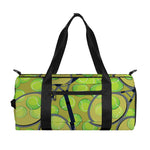 Tennis Ball And Racket Pattern Print Gym Bag