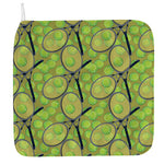 Tennis Ball And Racket Pattern Print Hand Towel