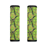 Tennis Ball And Racket Pattern Print Handle Covers