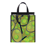 Tennis Ball And Racket Pattern Print Insulated Lunch Tote