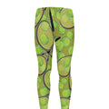 Tennis Ball And Racket Pattern Print Men's Leggings