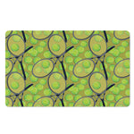 Tennis Ball And Racket Pattern Print Polyester Doormat