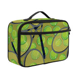 Tennis Ball And Racket Pattern Print Portable Lunch Bag