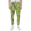 Tennis Ball And Racket Pattern Print Joggers