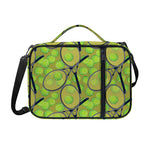 Tennis Ball And Racket Pattern Print Shoulder Strap Bible Bag
