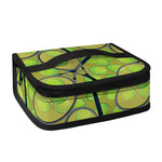 Tennis Ball And Racket Pattern Print Small Lunch Bag