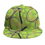 Tennis Ball And Racket Pattern Print Snapback Cap