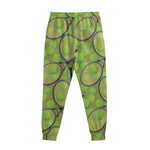 Tennis Ball And Racket Pattern Print Sweatpants