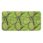 Tennis Ball And Racket Pattern Print Towel