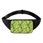 Tennis Ball And Racket Pattern Print Waist Bag