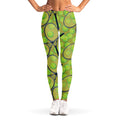 Tennis Ball And Racket Pattern Print Women's Leggings