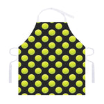 Tennis Balls Pattern Print Adjustable Apron