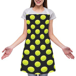 Tennis Balls Pattern Print Adjustable Apron
